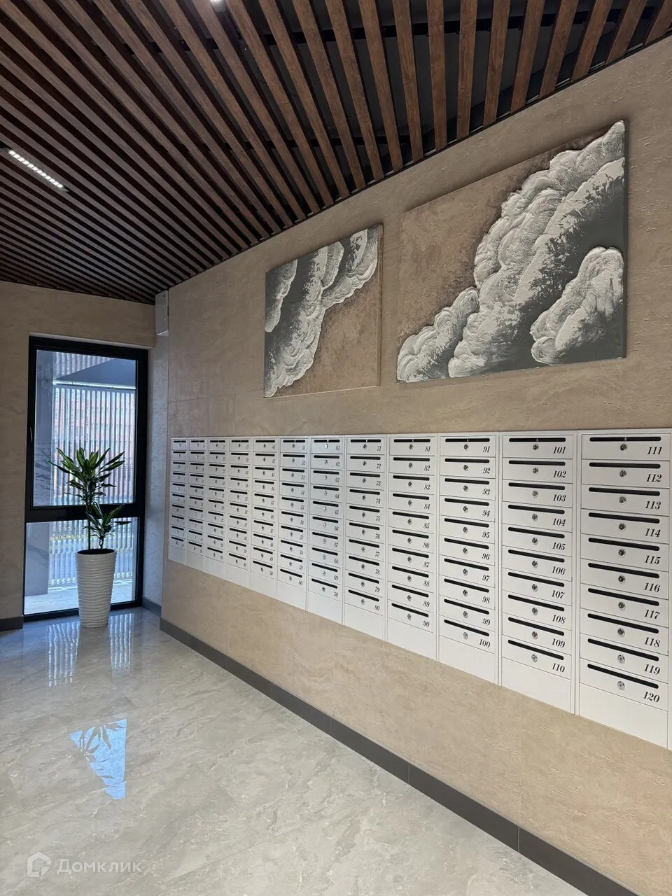 Планировка 2-комнатной квартиры 55.4 м² в ЖК ЖК "Два Адмирала", г. Анапа — фото 1