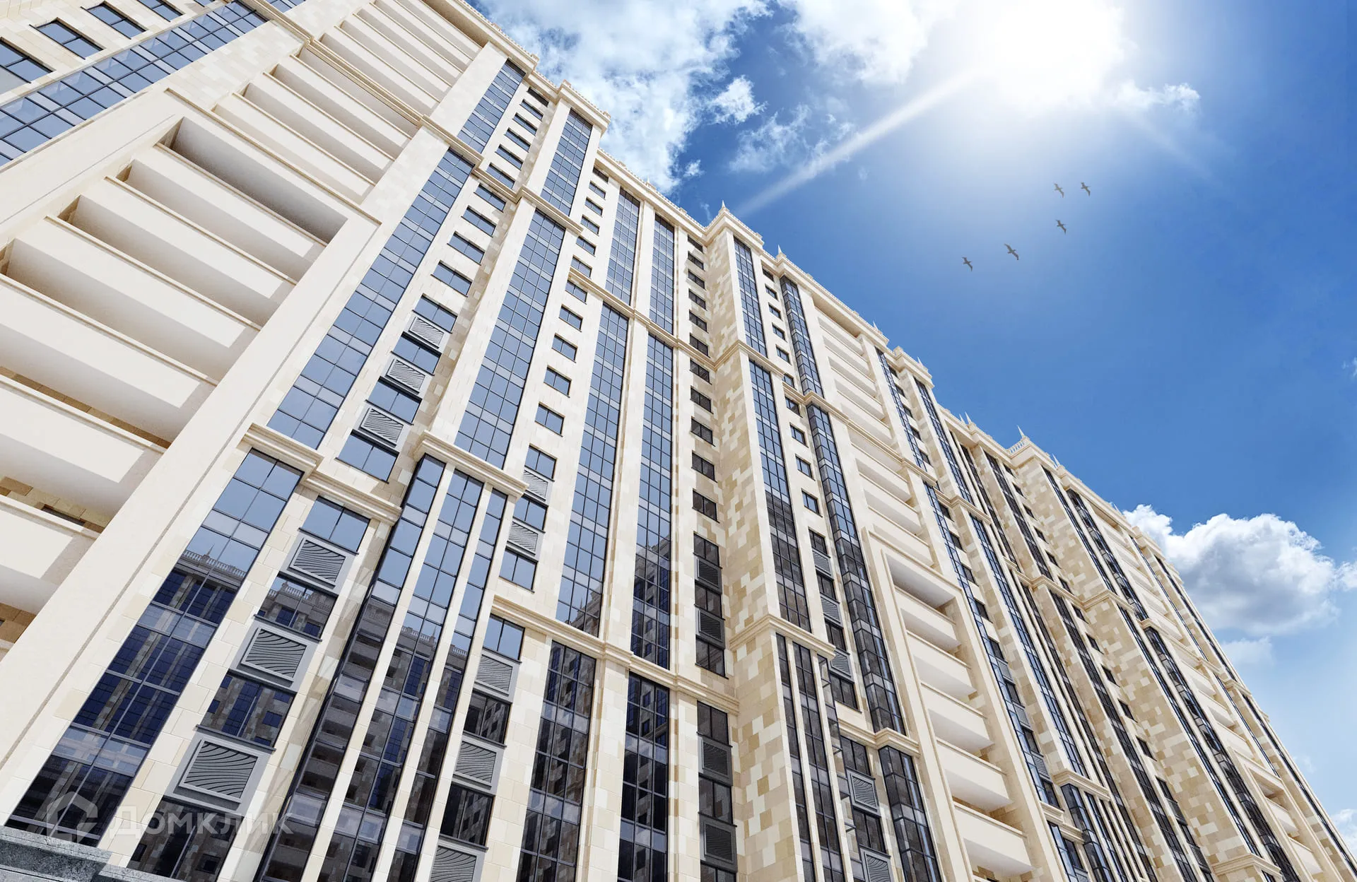 Планировка 2-комнатной квартиры 60.79 м² в ЖК ЖК"Центральный", г. Анапа — фото 2