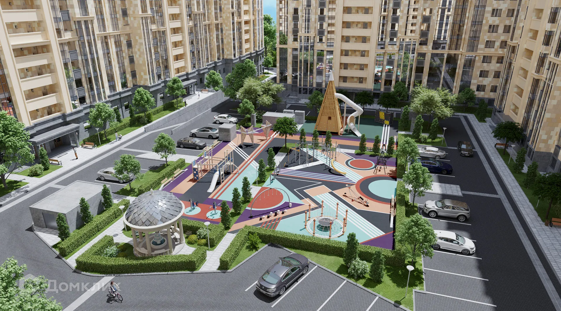 Планировка 2-комнатной квартиры 60.79 м² в ЖК ЖК"Центральный", г. Анапа — фото 3