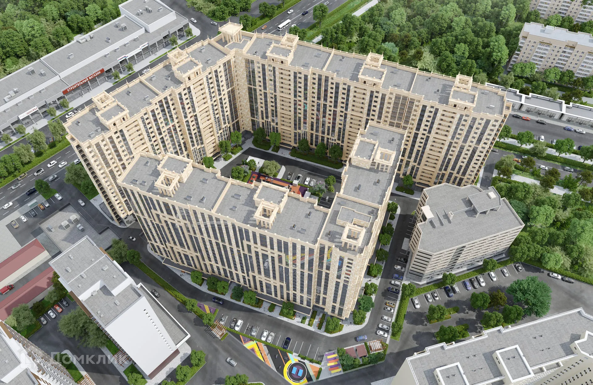 Планировка 2-комнатной квартиры 60.79 м² в ЖК ЖК"Центральный", г. Анапа — фото 6