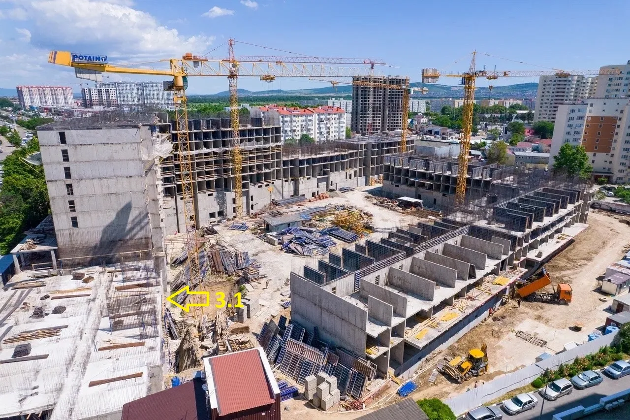 ЖК"Центральный" ход строительства