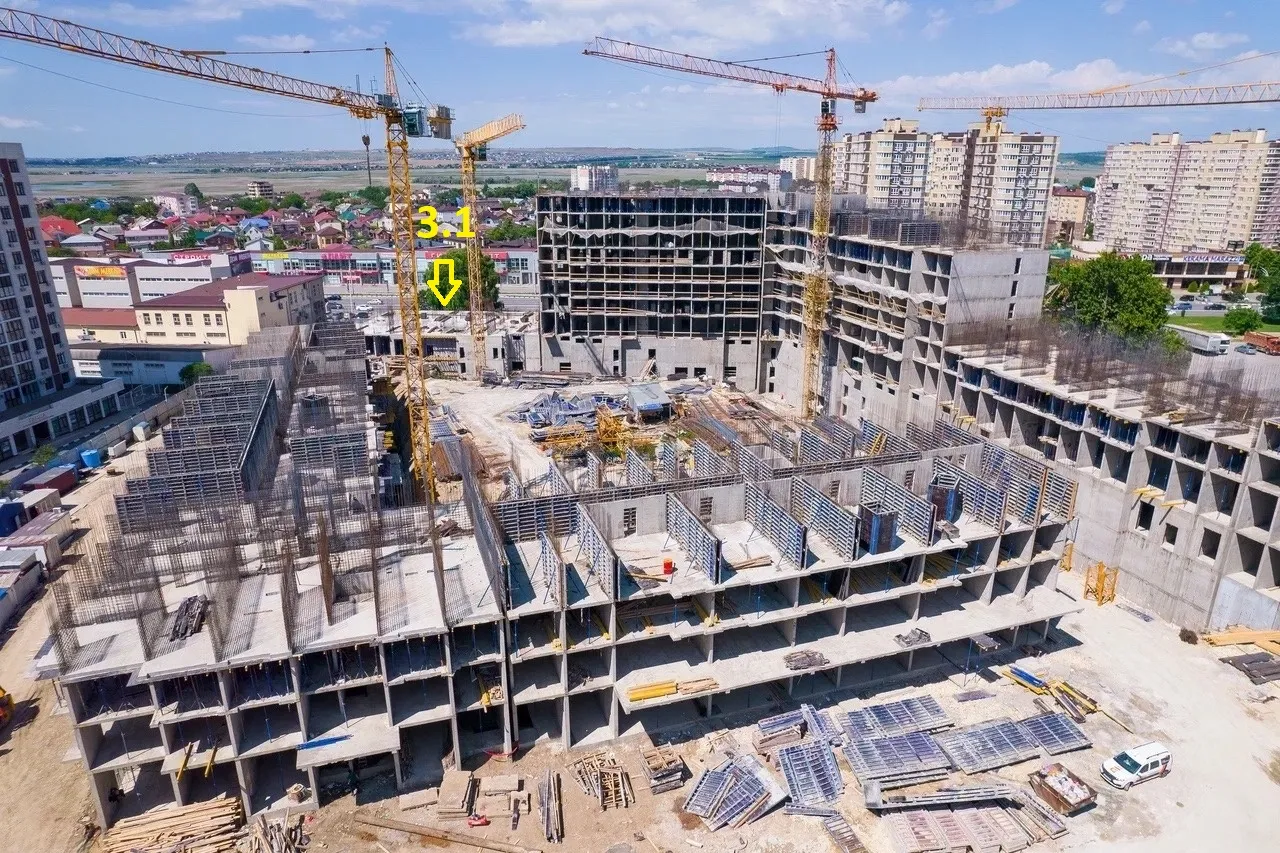 ЖК"Центральный" ход строительства