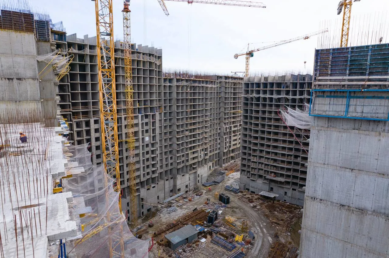 ЖК"Центральный" ход строительства