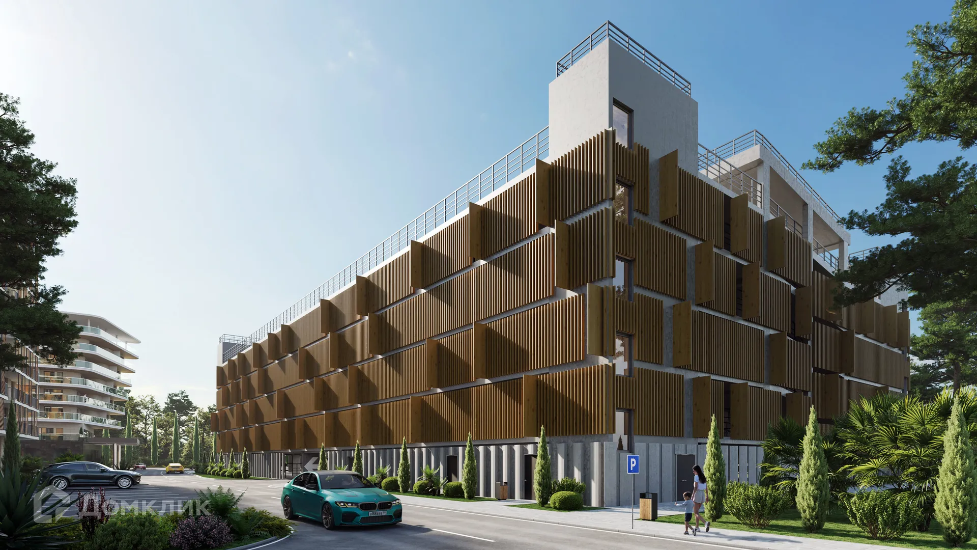 Планировка 1-комнатной квартиры 47.96 м² в ЖК ЖК Гостиничный комплекс "Корсаков", г. Анапа — фото 2