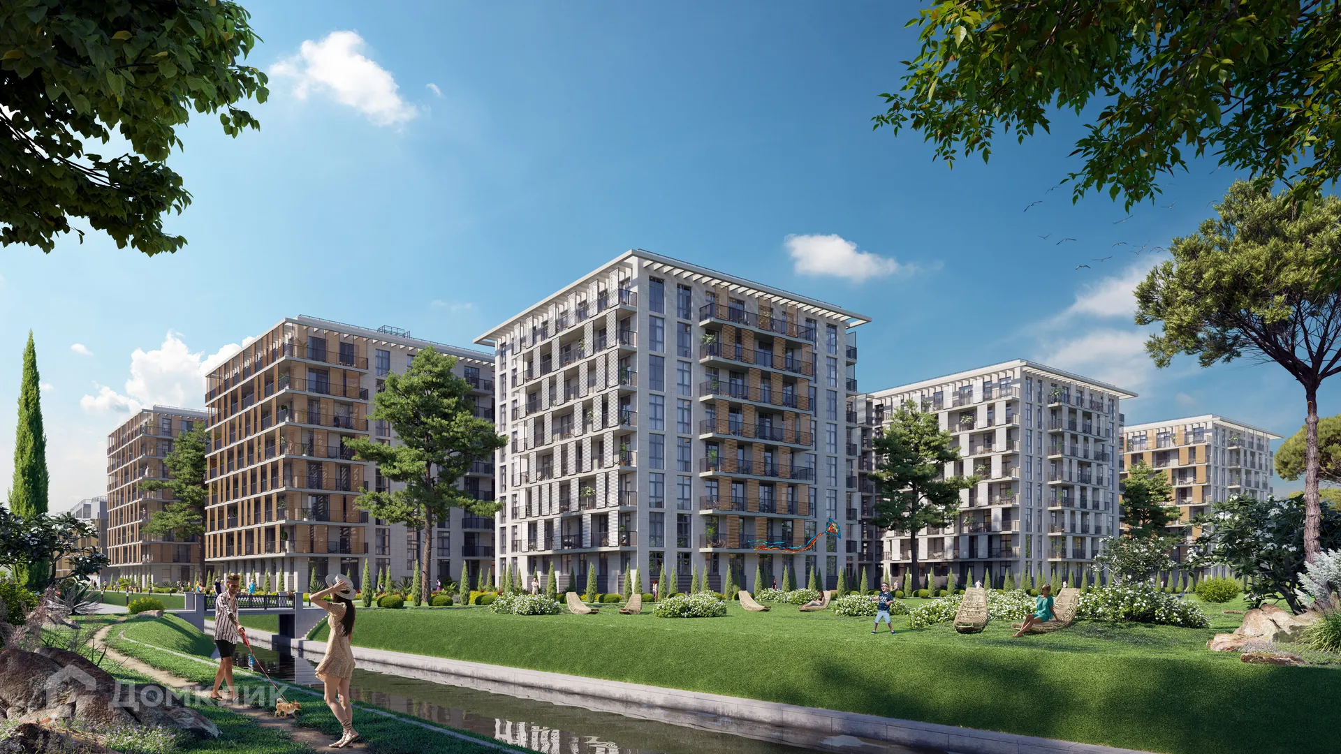 Планировка 1-комнатной квартиры 47.96 м² в ЖК ЖК Гостиничный комплекс "Корсаков", г. Анапа — фото 7