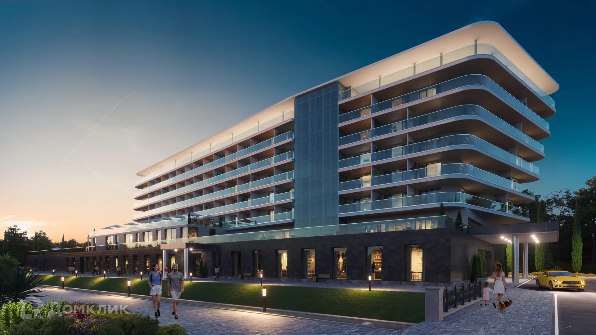 Планировка 1-комнатной квартиры 47.96 м² в ЖК ЖК Гостиничный комплекс "Корсаков", г. Анапа — фото 8