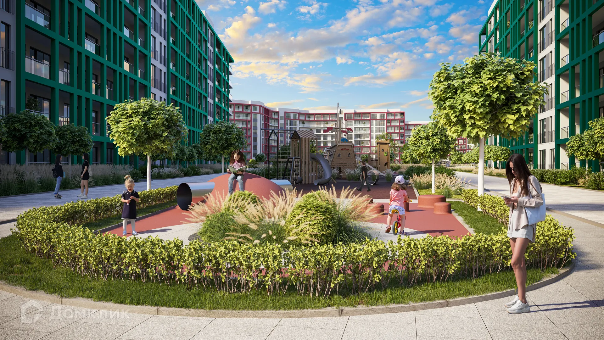 Планировка 2-комнатной квартиры 54.1 м² в ЖК ЖК Гостиничный комплекс «Мореград», г. Анапа — фото 9