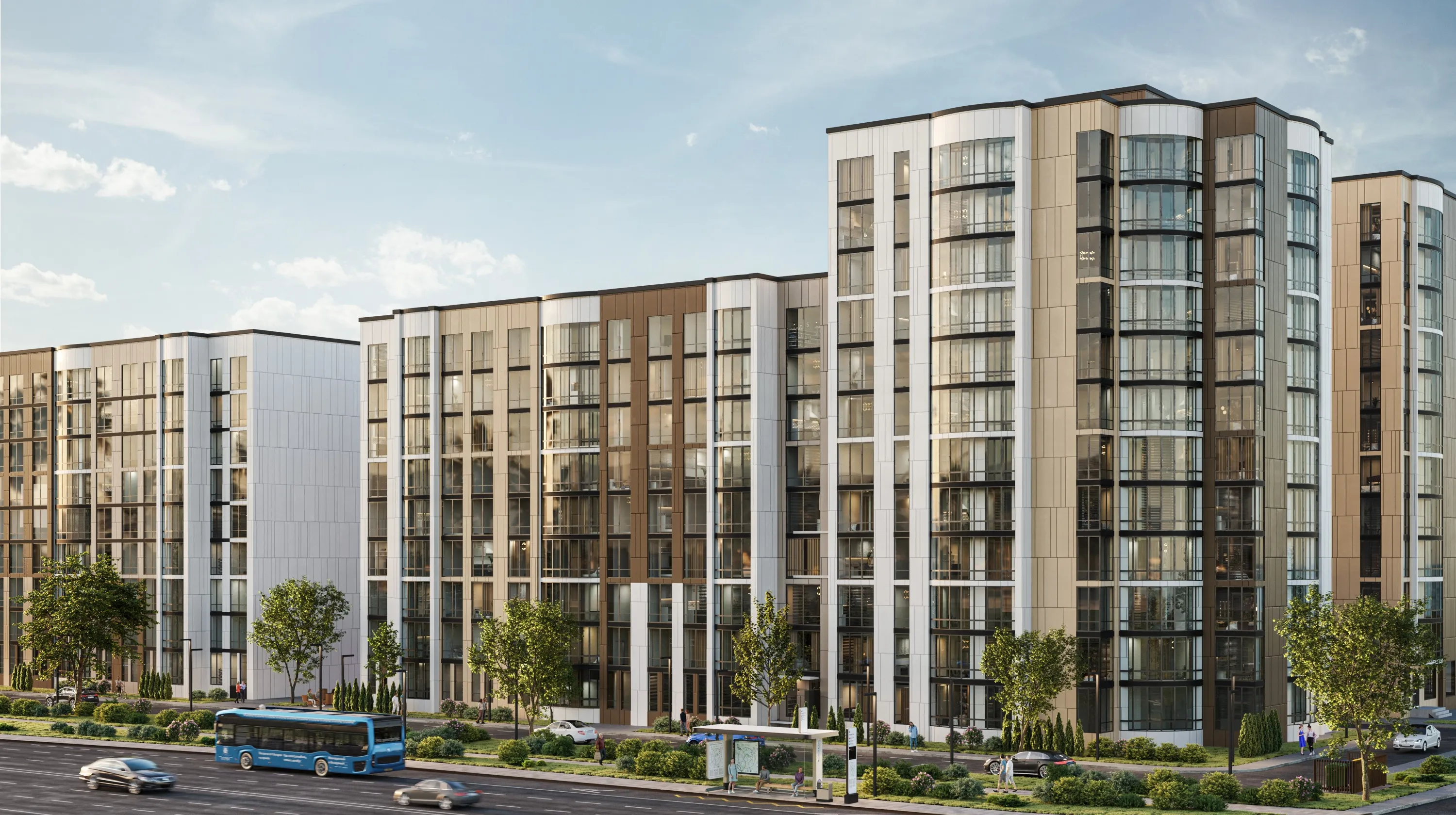 Планировка 2-комнатной квартиры 51.1 м² в ЖК ЖК Песчаный, г. Анапа — фото 1