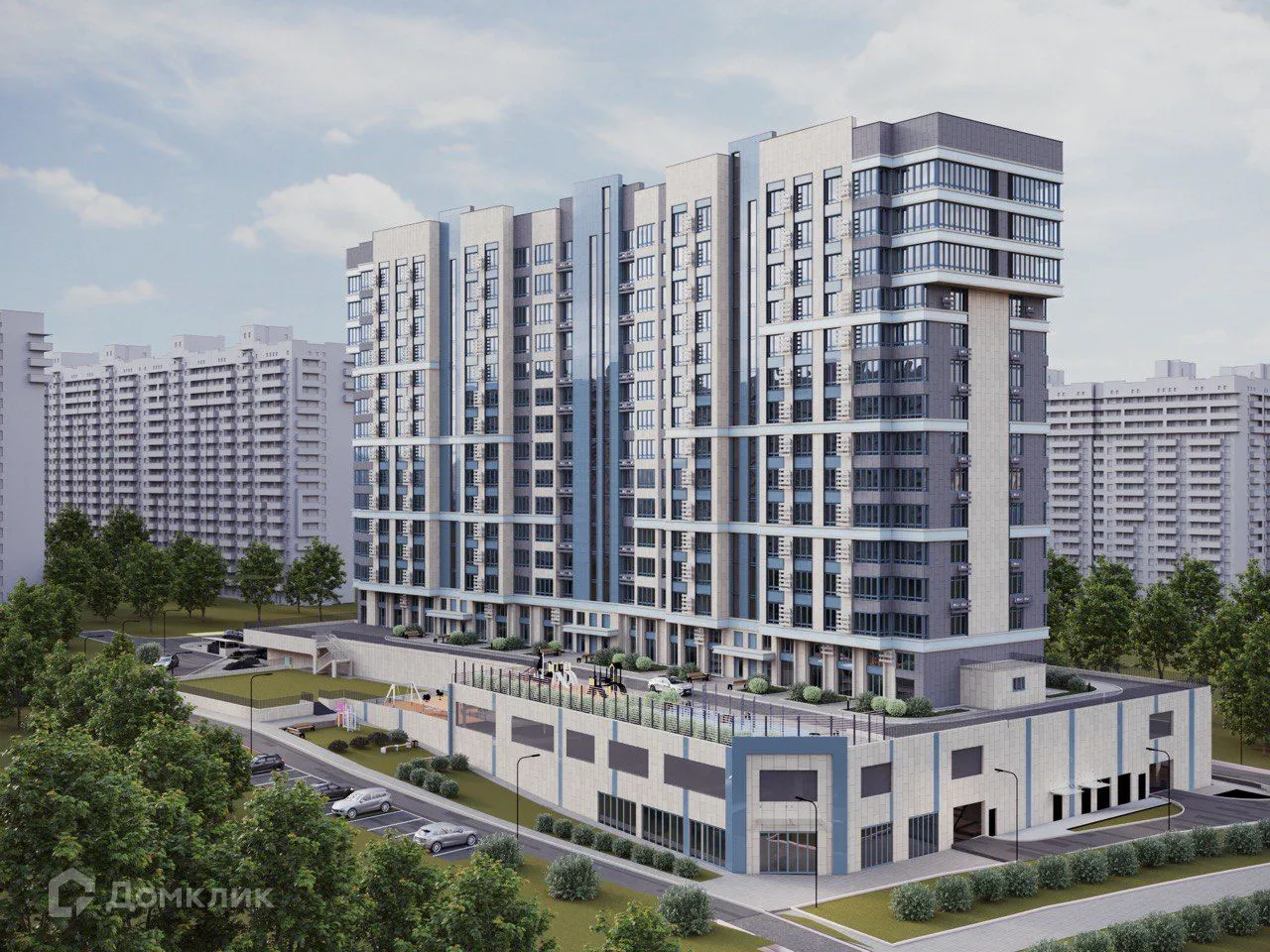 Планировка 1-комнатной квартиры 45.2 м² в ЖК ЖК Дом по ул Адмирала Пустошкина, г. Анапа — фото 1