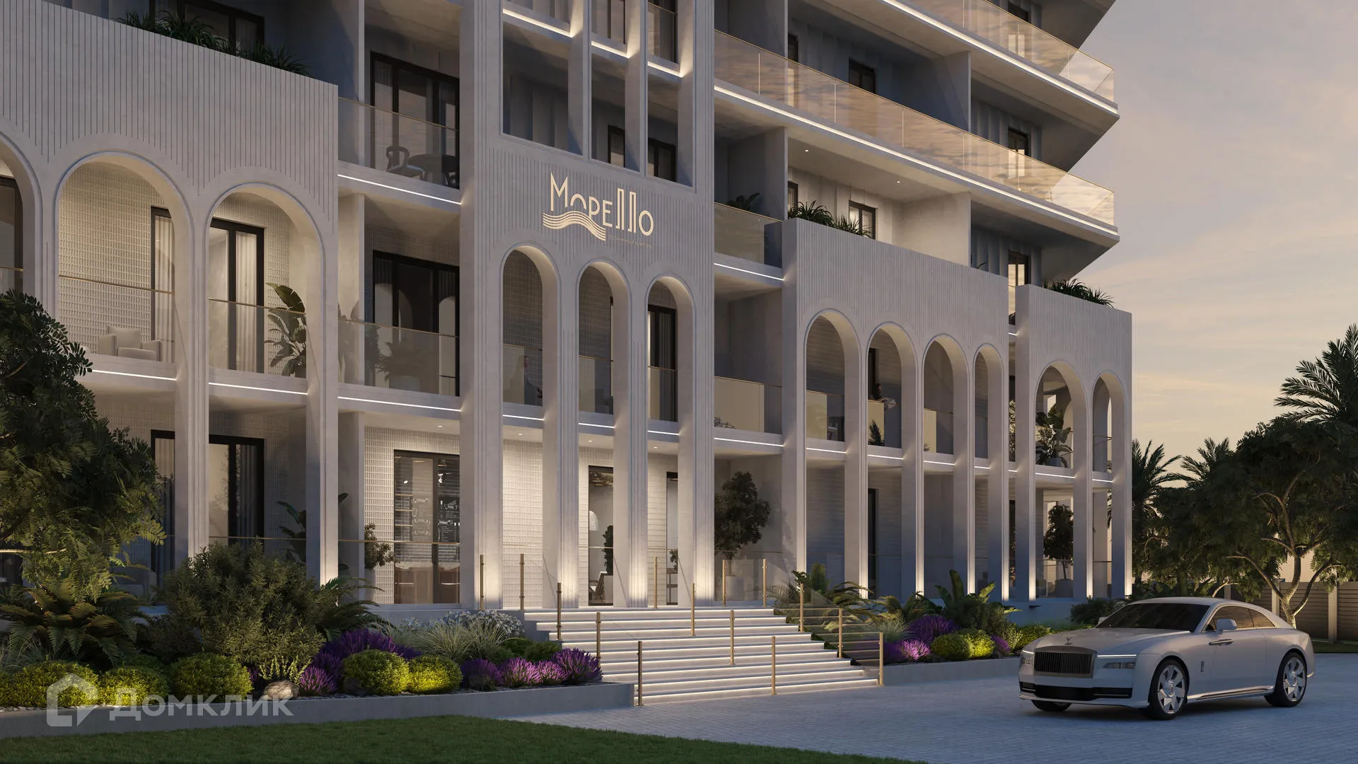 Планировка 2-комнатной квартиры 58.51 м² в ЖК ЖК Гостиничный комплекс Морелло, г. Анапа — фото 6