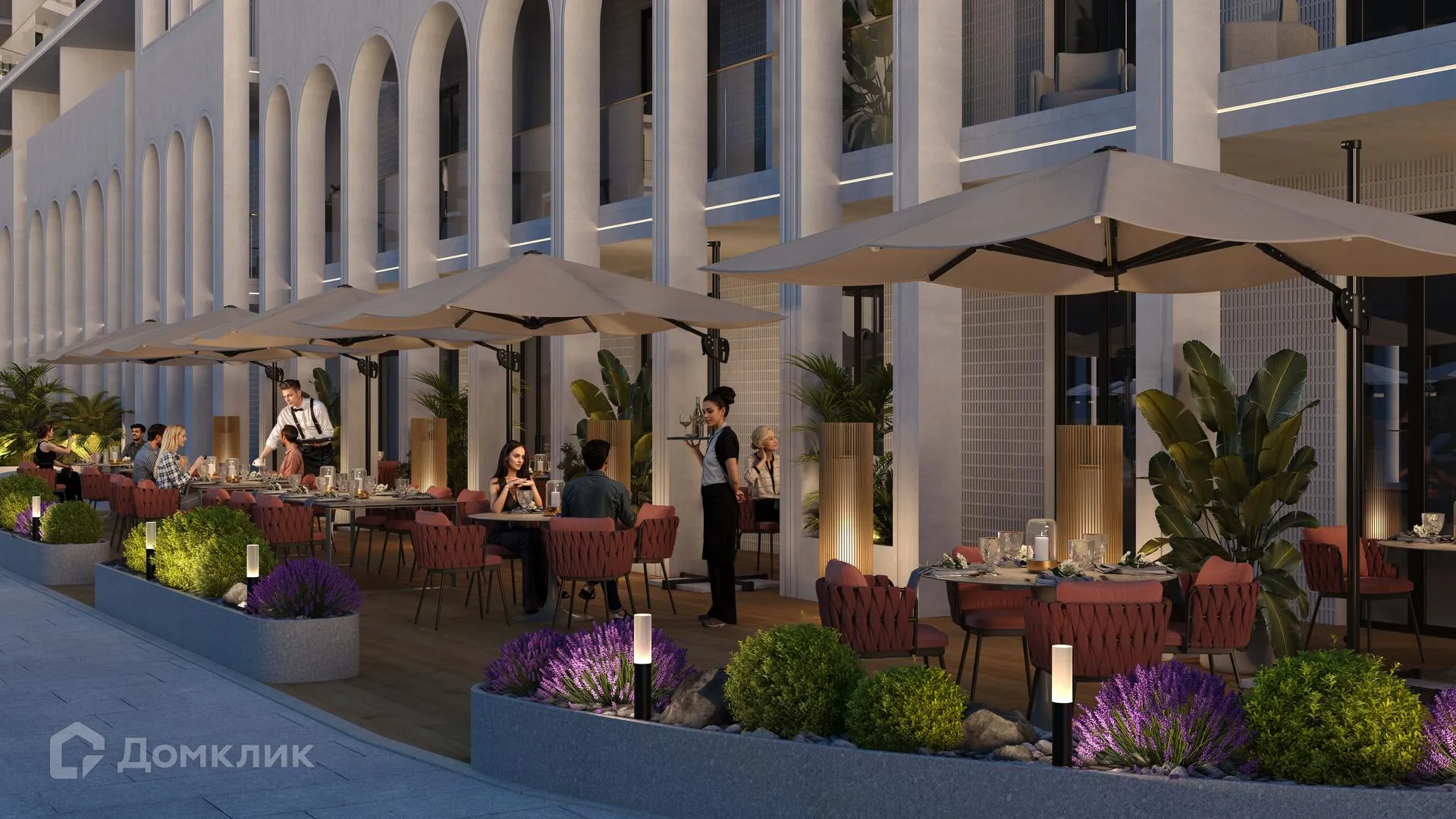 Планировка 2-комнатной квартиры 58.51 м² в ЖК ЖК Гостиничный комплекс Морелло, г. Анапа — фото 7