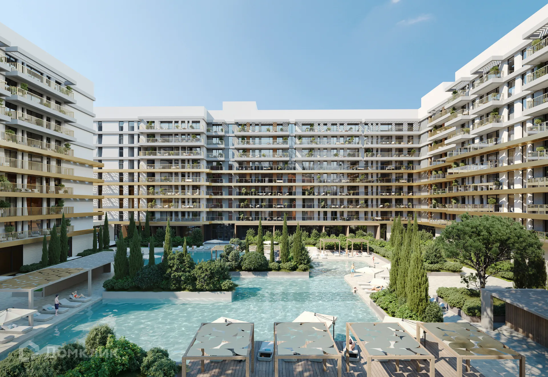 Планировка студии квартиры 33.17 м² в ЖК ЖК Лучи, г. Анапа — фото 2