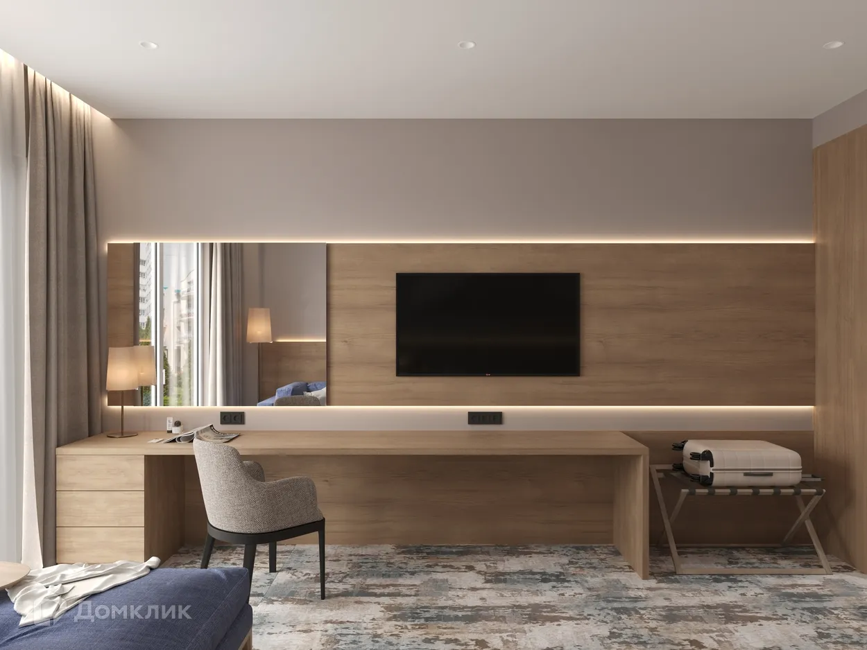 Планировка студии квартиры 33.17 м² в ЖК ЖК Лучи, г. Анапа — фото 6