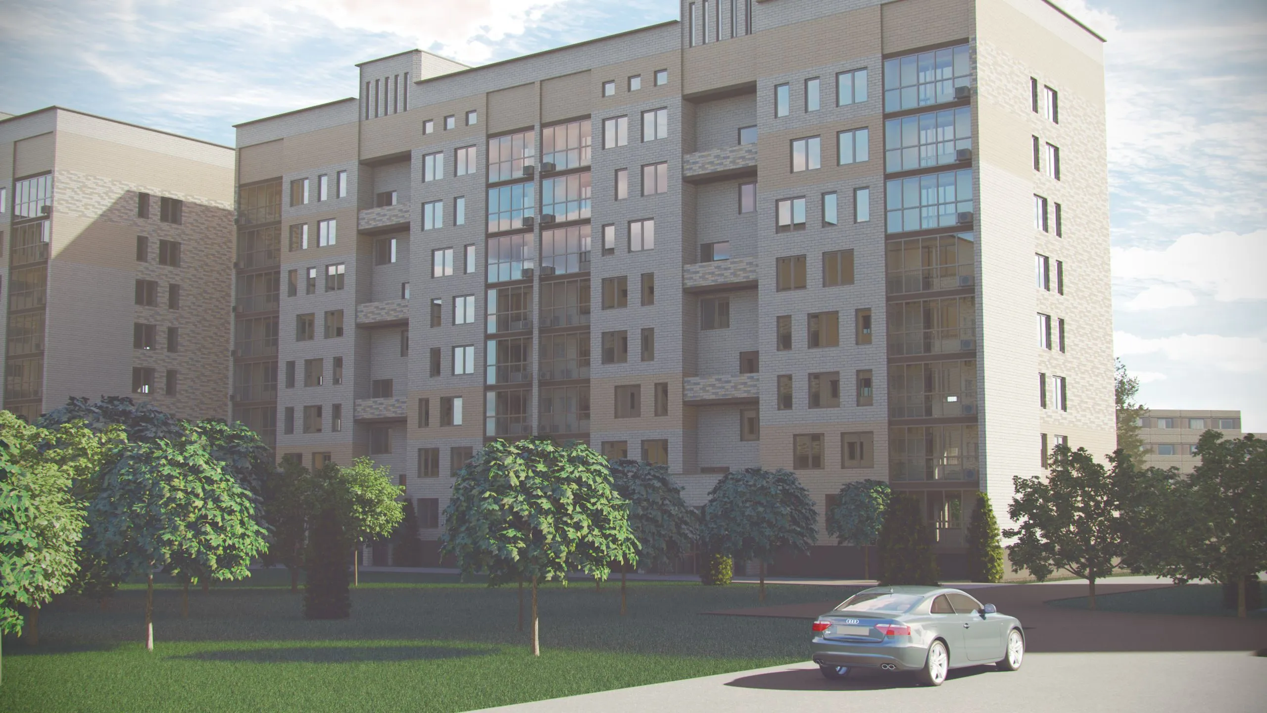 Планировка 1-комнатной квартиры 40 м² в ЖК ЖК КВАРТА, г. Волжский — фото 3