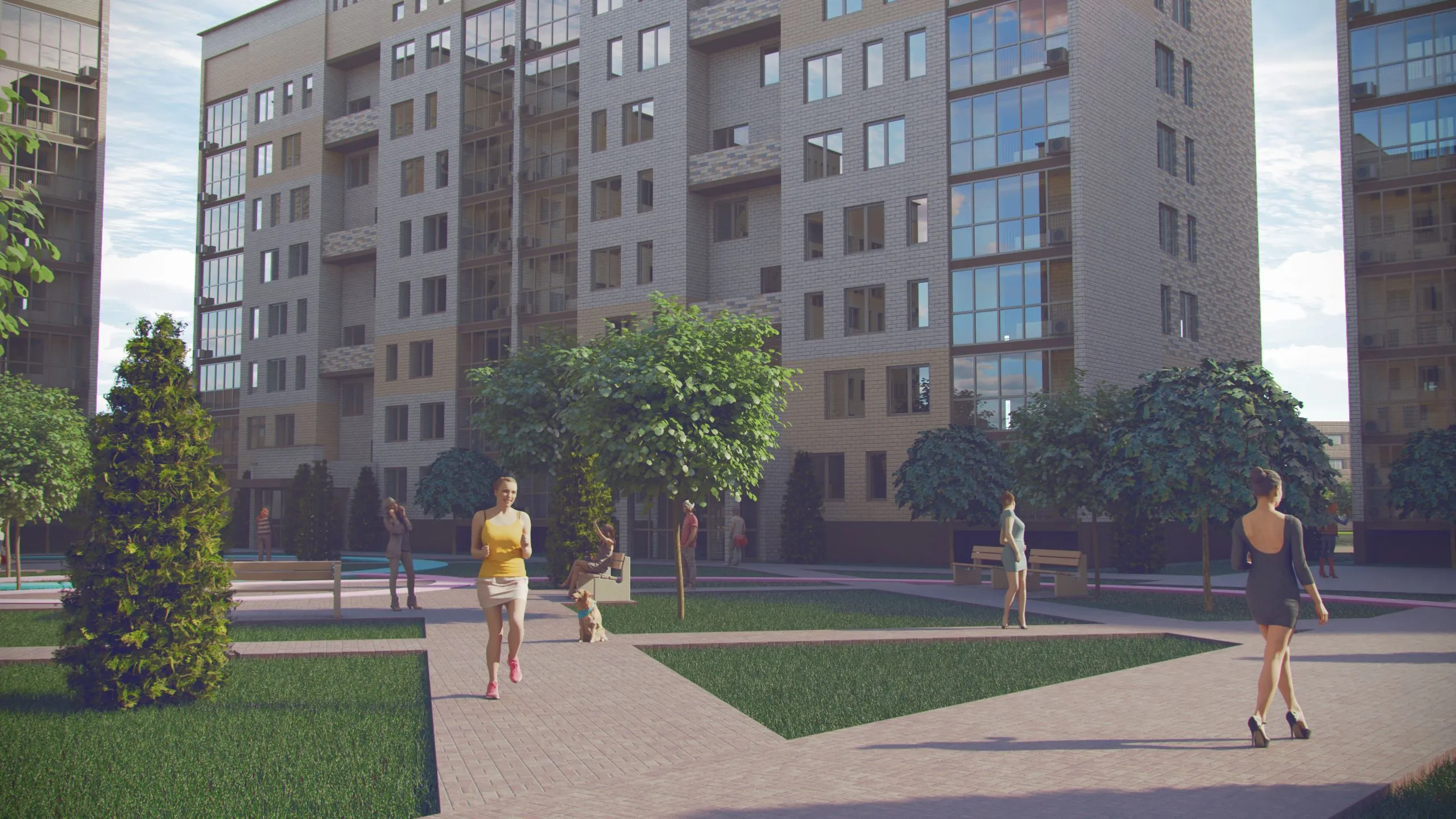 Планировка 1-комнатной квартиры 40 м² в ЖК ЖК КВАРТА, г. Волжский — фото 4