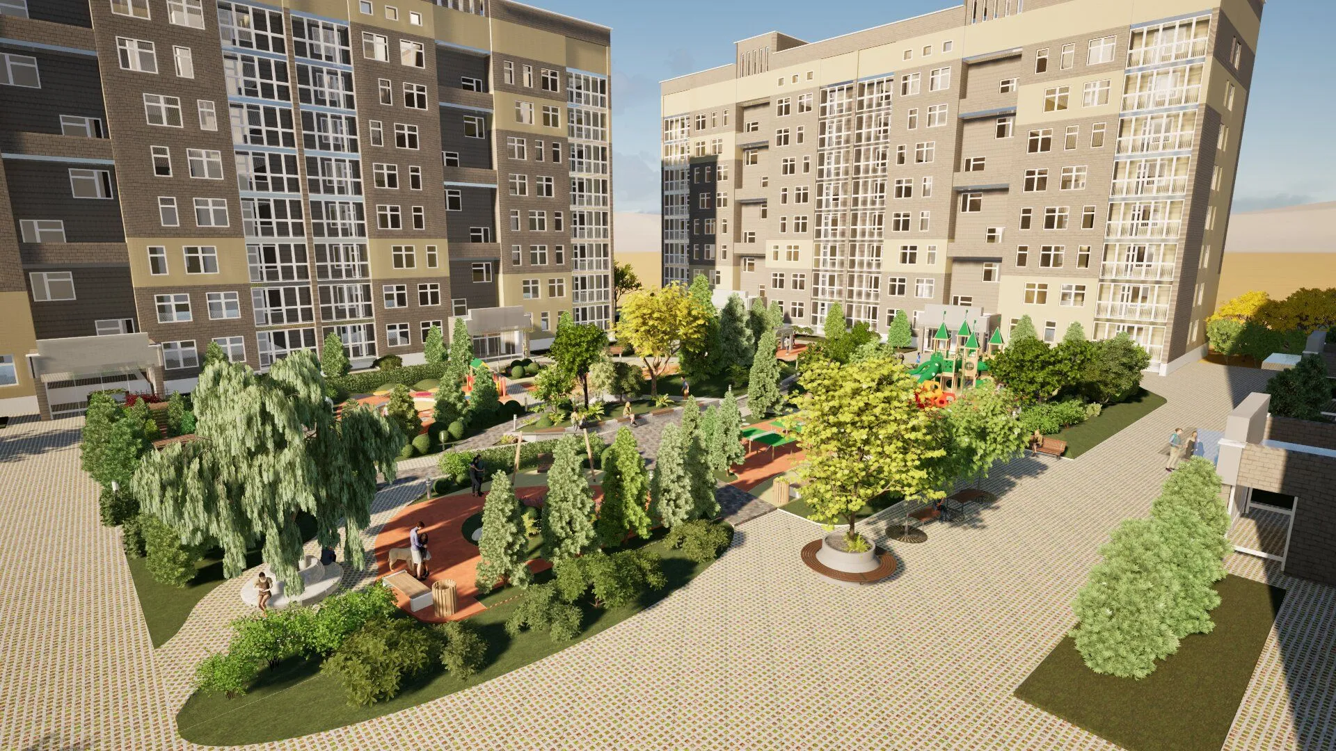 Планировка 1-комнатной квартиры 40 м² в ЖК ЖК КВАРТА, г. Волжский — фото 9