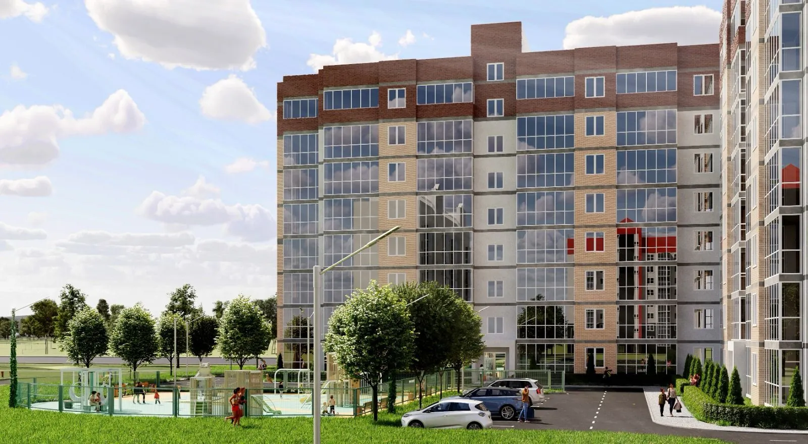 Планировка 3-комнатной квартиры 92.8 м² в ЖК ЖК Жилой дом по ул. имени генерала Карбышева, г. Волжский — фото 2