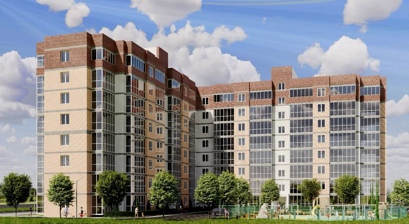 Планировка 3-комнатной квартиры 92.8 м² в ЖК ЖК Жилой дом по ул. имени генерала Карбышева, г. Волжский — фото 3