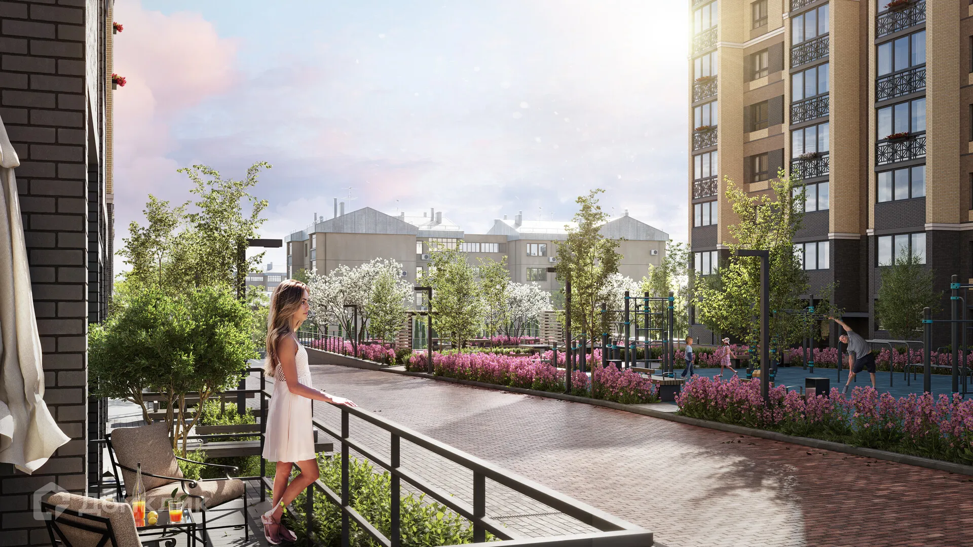 Планировка 3-комнатной квартиры 66.54 м² в ЖК ЖК Рябиновый, г. Богучар — фото 2