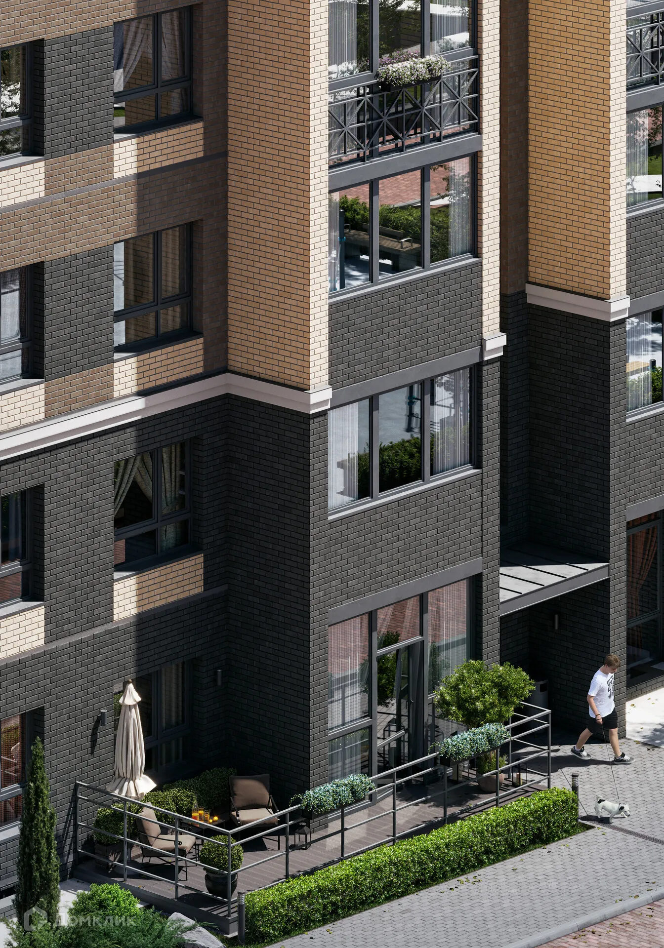 Планировка 3-комнатной квартиры 66.54 м² в ЖК ЖК Рябиновый, г. Богучар — фото 7