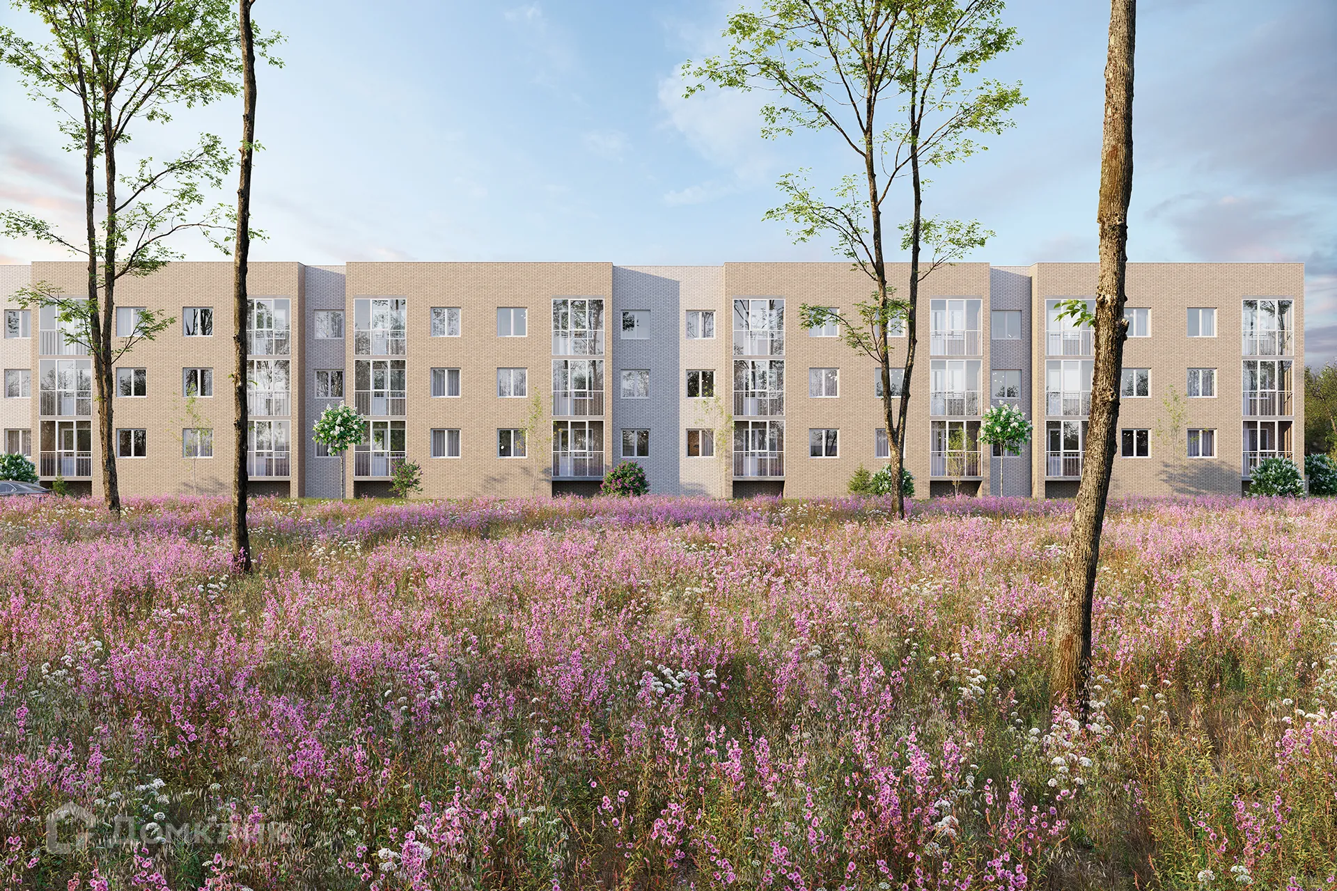 Планировка 1-комнатной квартиры 37.95 м² в ЖК ЖК Заволжье, г. Краснослободск — фото 2