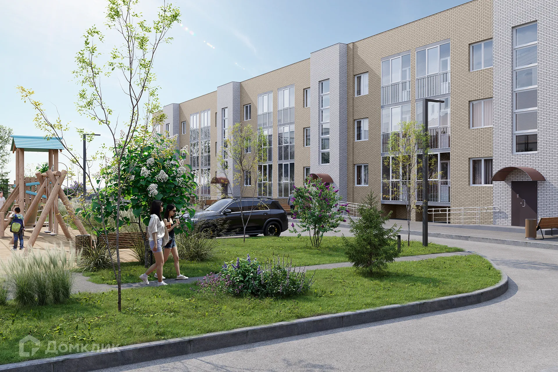 Планировка 1-комнатной квартиры 37.95 м² в ЖК ЖК Заволжье, г. Краснослободск — фото 3