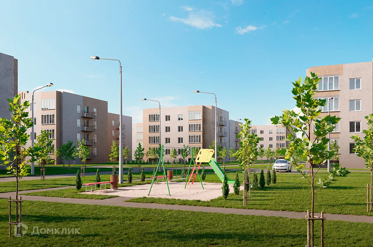 Планировка 1-комнатной квартиры 37.95 м² в ЖК ЖК Заволжье, г. Краснослободск — фото 5