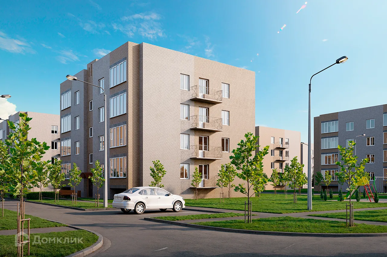 Планировка 1-комнатной квартиры 37.95 м² в ЖК ЖК Заволжье, г. Краснослободск — фото 6