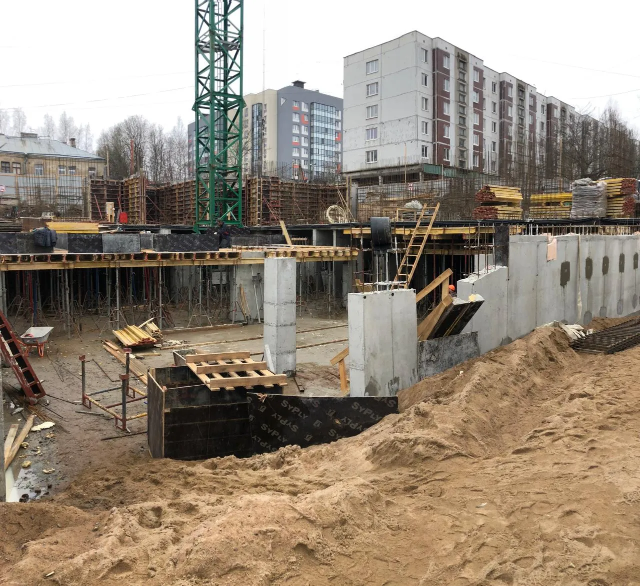ЖК Дом на ул.2-я Южная ход строительства