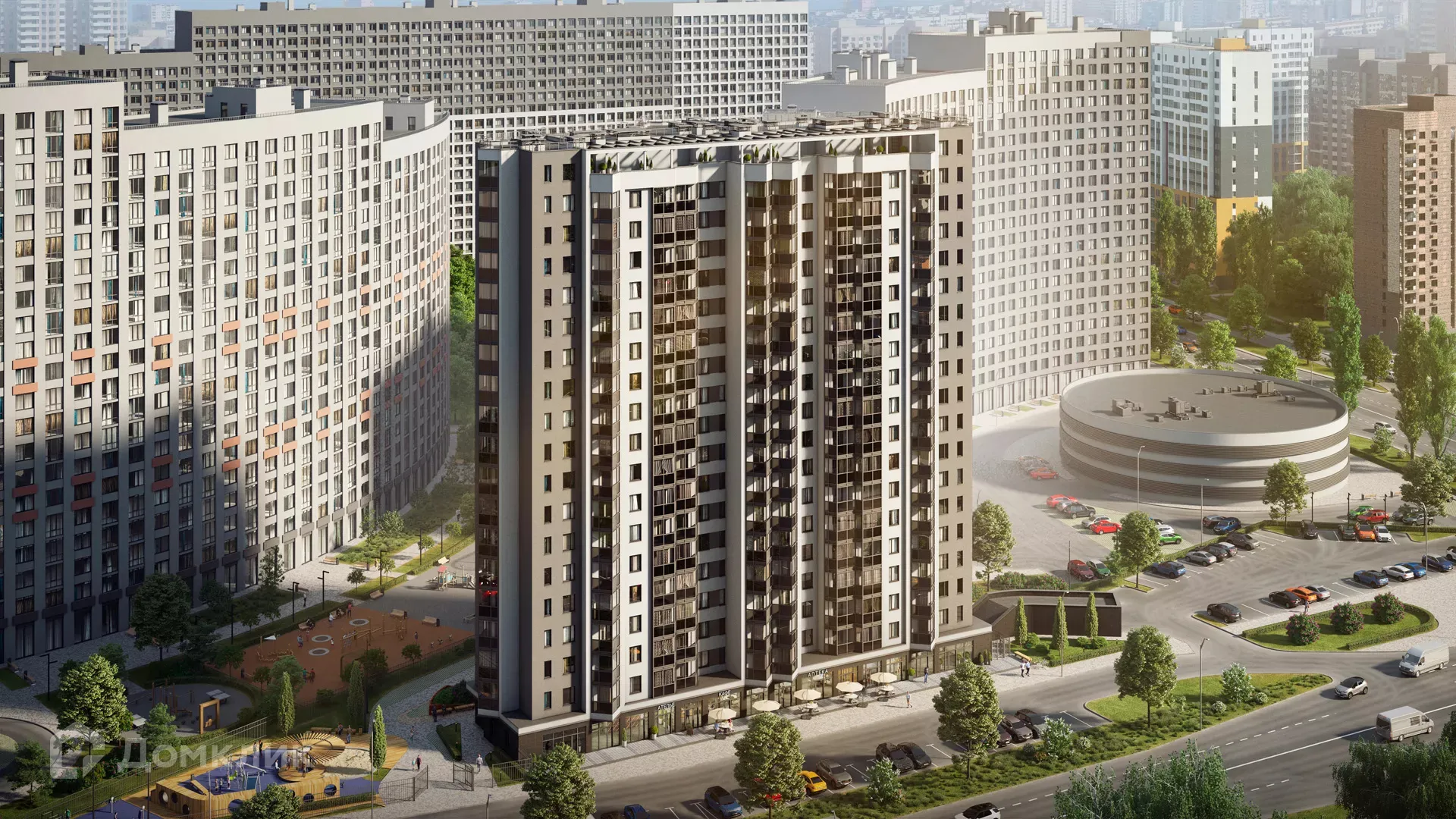 Планировка 2-комнатной квартиры 59.3 м² в ЖК ЖК МУРИНО КЛАБ, г. Мурино — фото 1