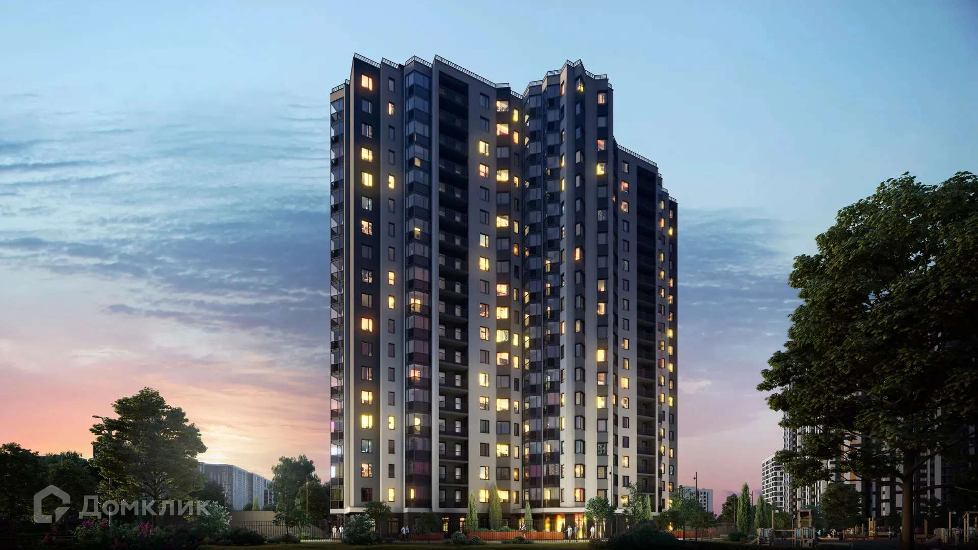 Планировка 2-комнатной квартиры 59.3 м² в ЖК ЖК МУРИНО КЛАБ, г. Мурино — фото 3