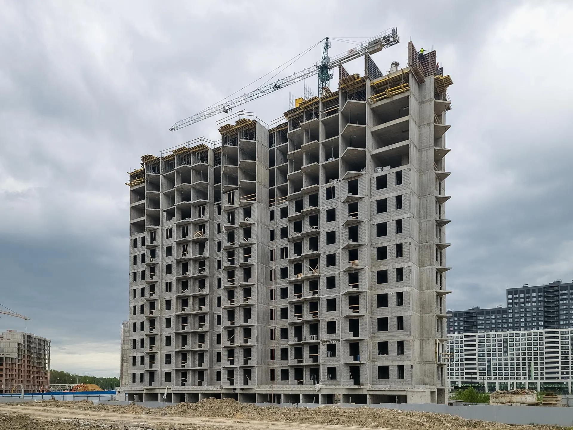 ЖК МУРИНО КЛАБ ход строительства