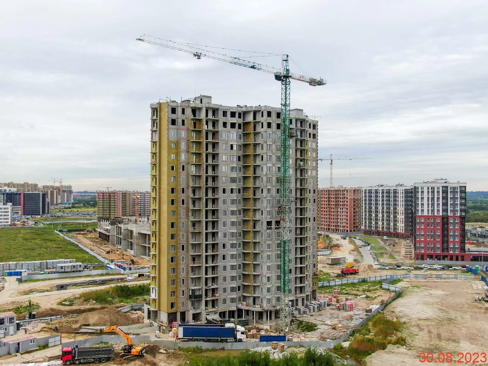 ЖК МУРИНО КЛАБ ход строительства