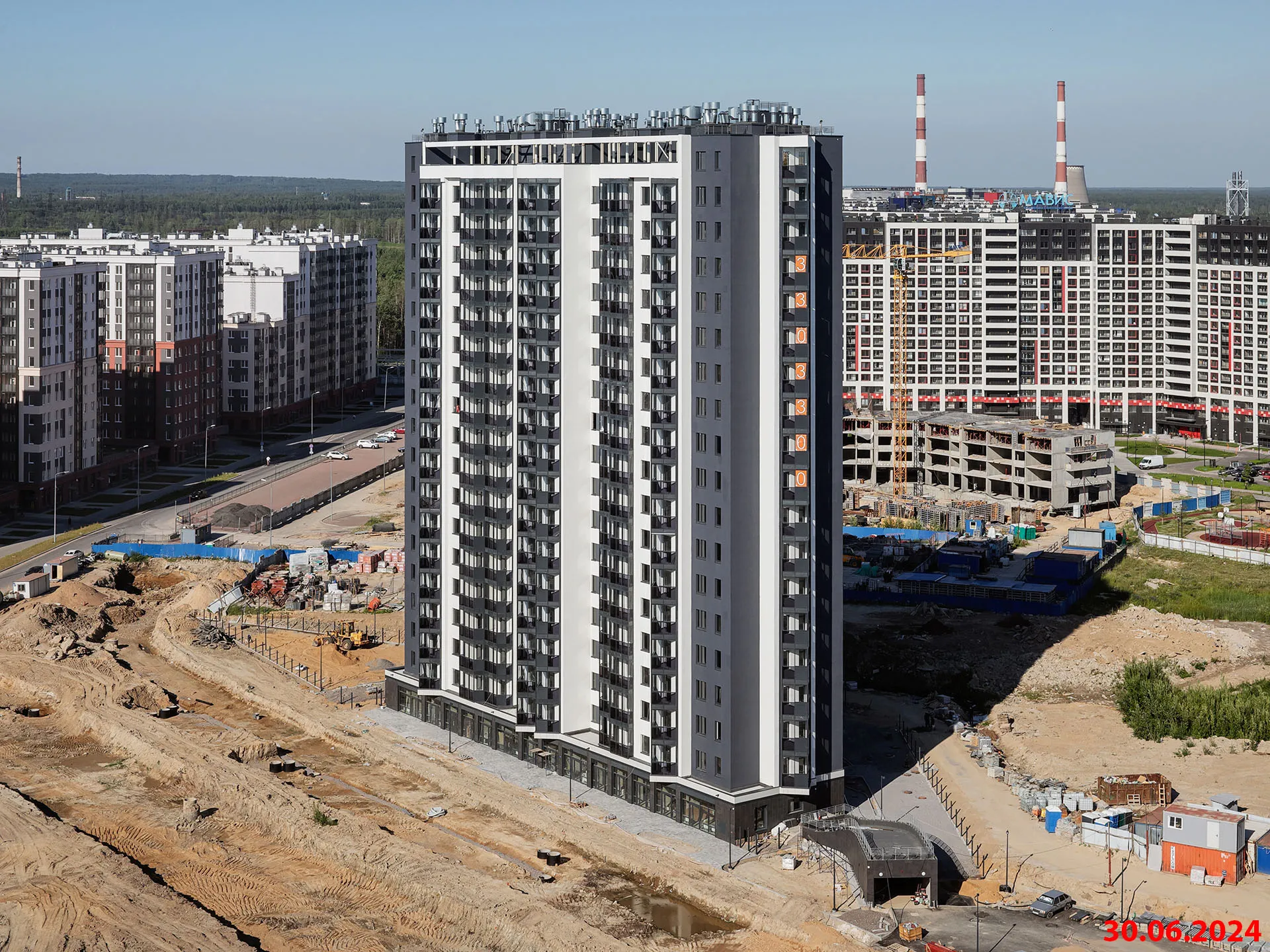 ЖК МУРИНО КЛАБ ход строительства