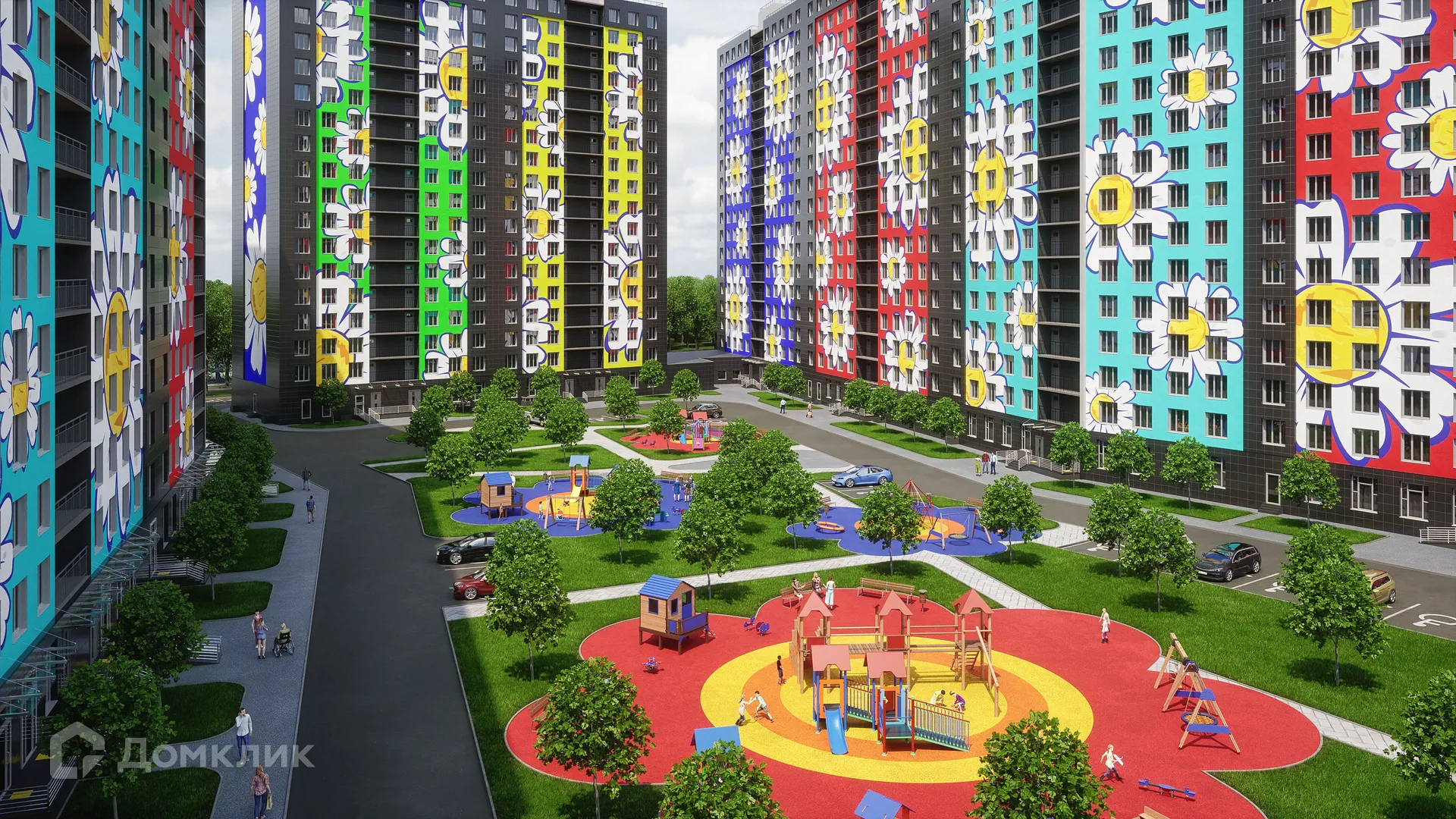 Планировка 1-комнатной квартиры 42.1 м² в ЖК ЖК Ромашки, г. Мурино — фото 1