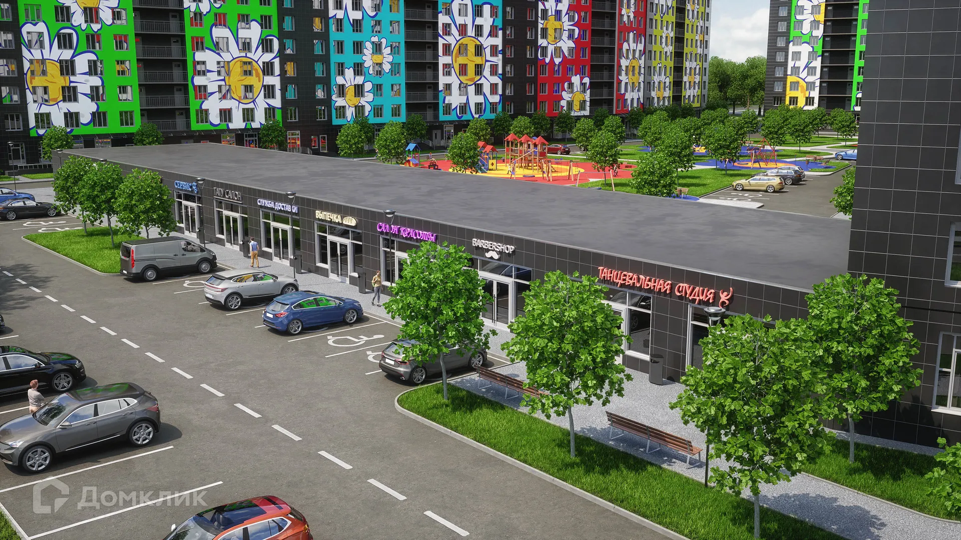 Планировка 1-комнатной квартиры 42.1 м² в ЖК ЖК Ромашки, г. Мурино — фото 2