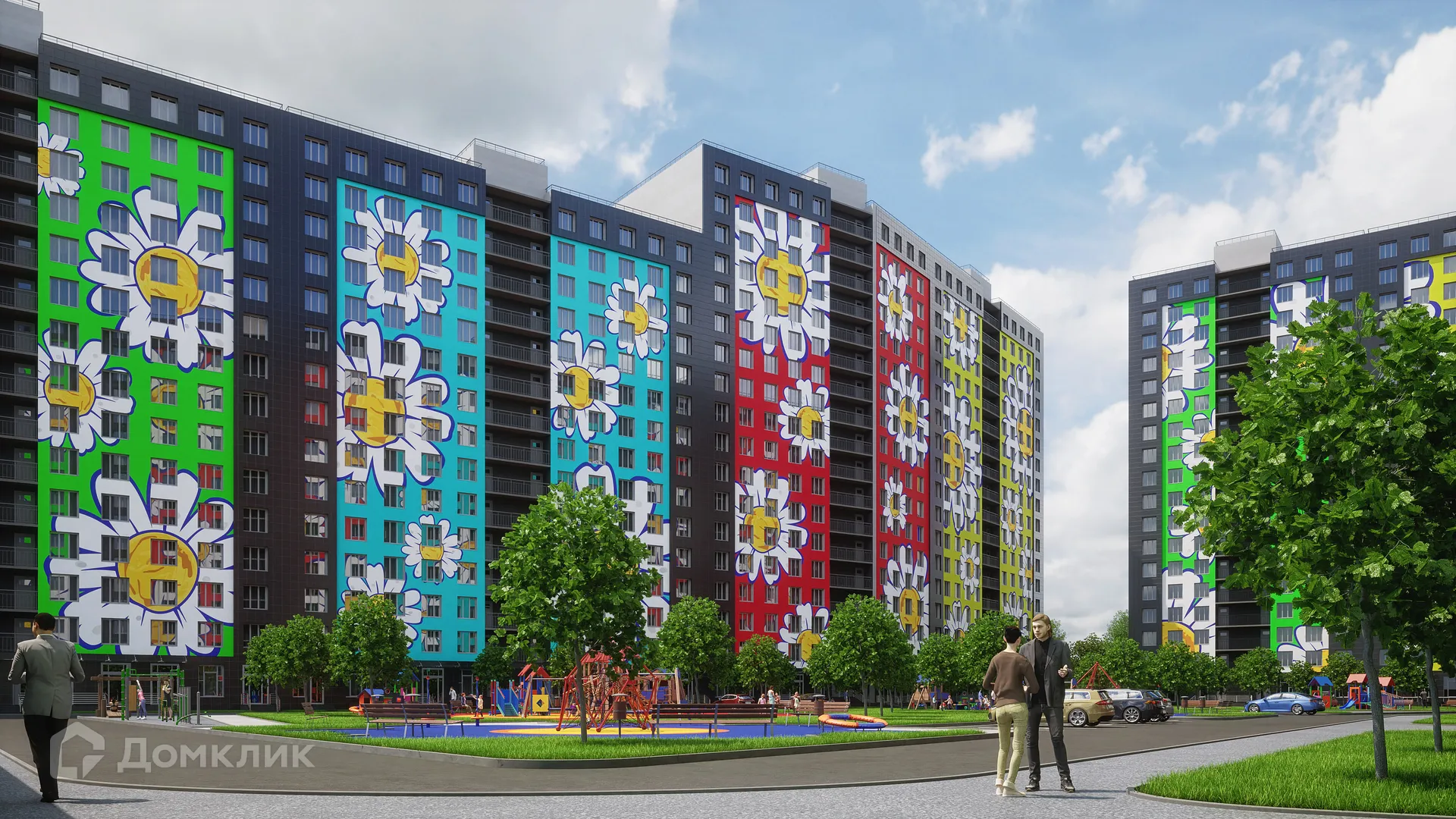 Планировка 1-комнатной квартиры 42.1 м² в ЖК ЖК Ромашки, г. Мурино — фото 3