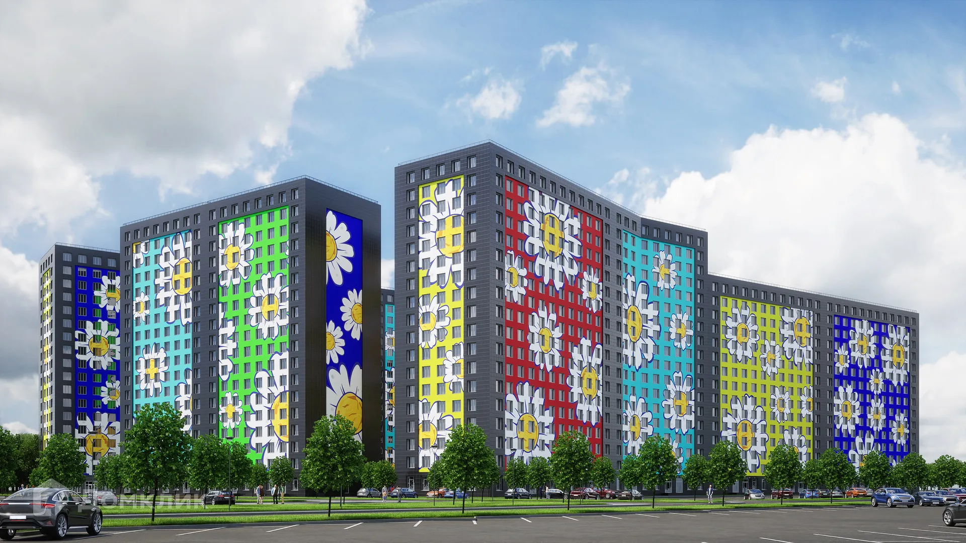 Планировка 1-комнатной квартиры 42.1 м² в ЖК ЖК Ромашки, г. Мурино — фото 4