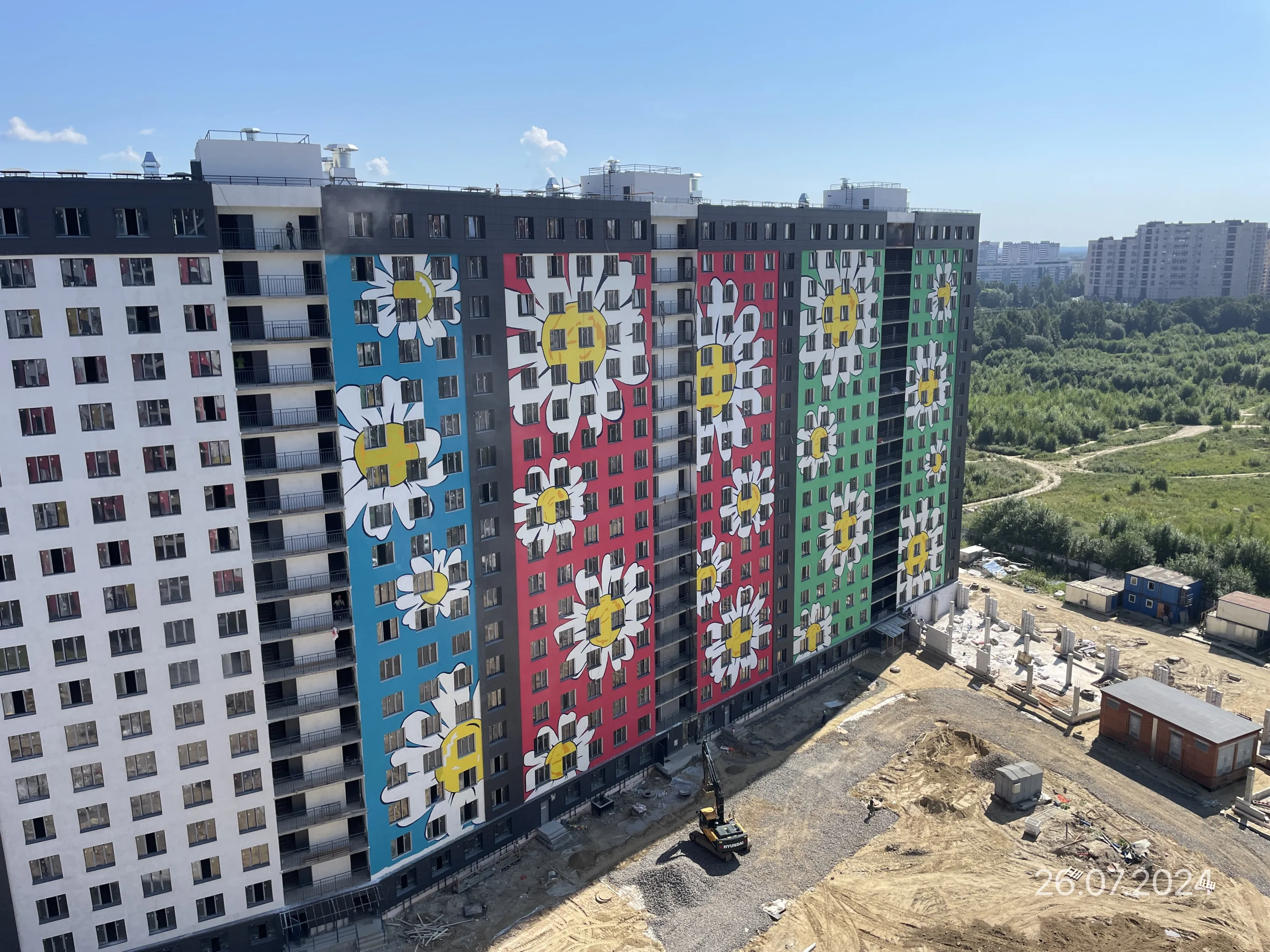 ЖК Ромашки ход строительства