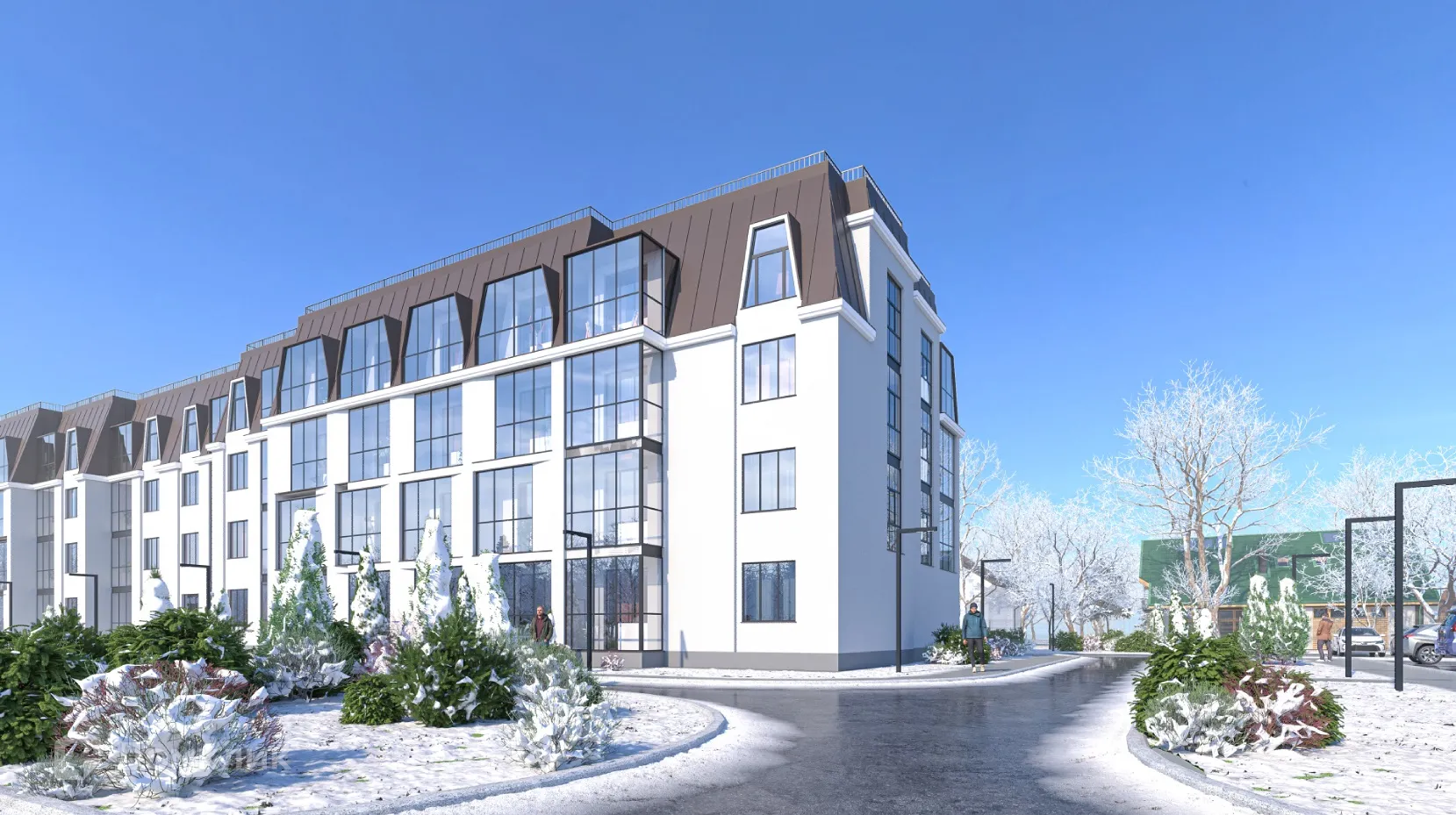 Планировка 1-комнатной квартиры 40.5 м² в ЖК ЖК Дом на Евграфова, г. Всеволожск — фото 1