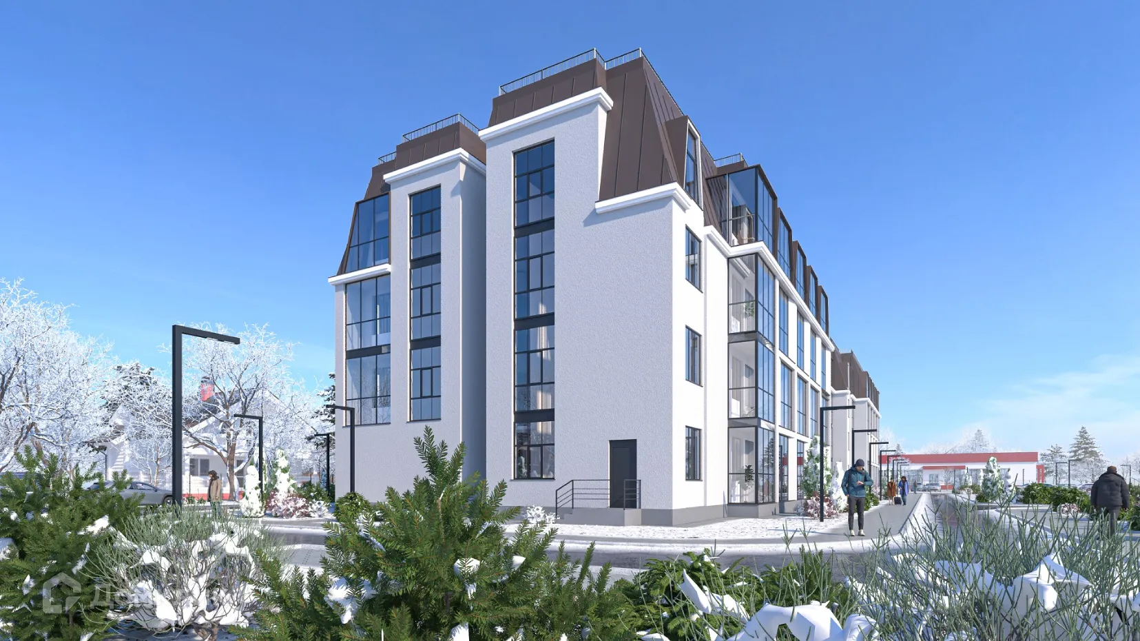 Планировка 1-комнатной квартиры 40.5 м² в ЖК ЖК Дом на Евграфова, г. Всеволожск — фото 2