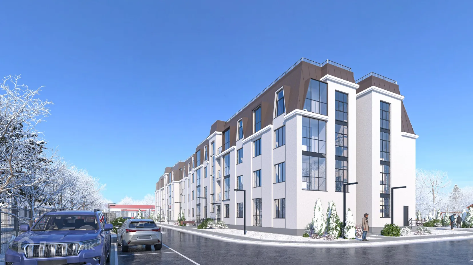 Планировка 1-комнатной квартиры 40.5 м² в ЖК ЖК Дом на Евграфова, г. Всеволожск — фото 3