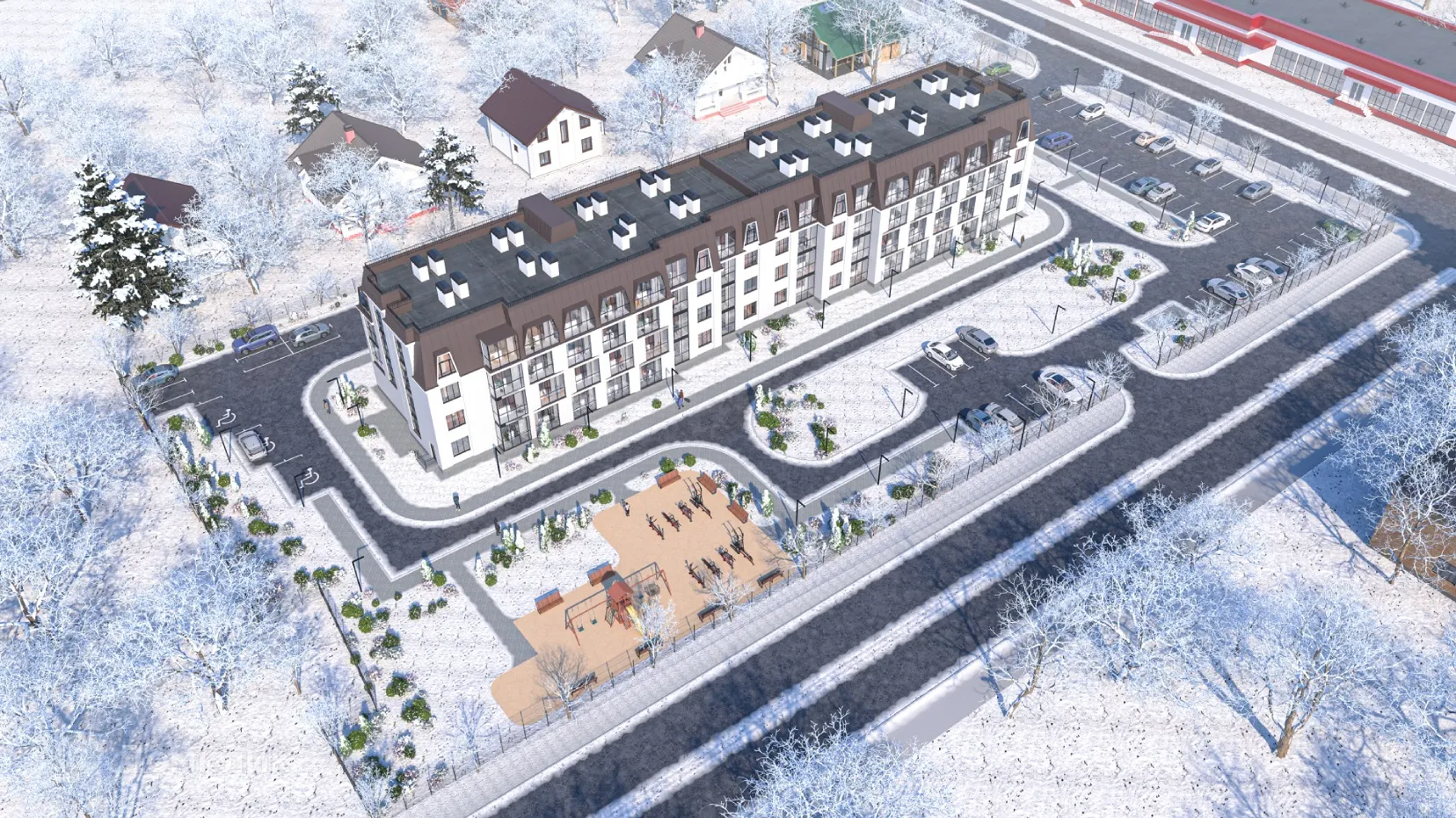 Планировка 1-комнатной квартиры 40.5 м² в ЖК ЖК Дом на Евграфова, г. Всеволожск — фото 4