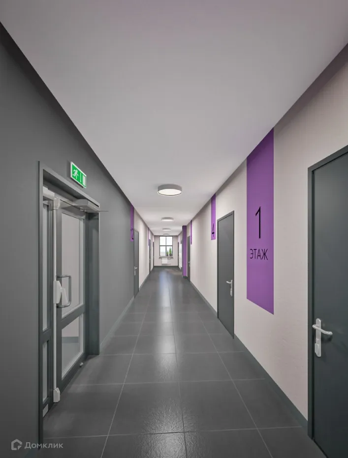 Планировка 1-комнатной квартиры 40.5 м² в ЖК ЖК Дом на Евграфова, г. Всеволожск — фото 12