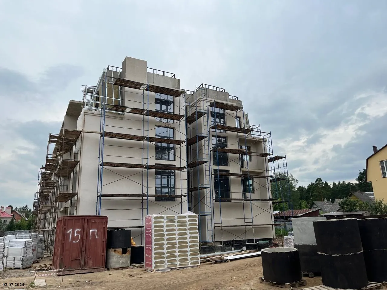 ЖК Дом на Евграфова ход строительства