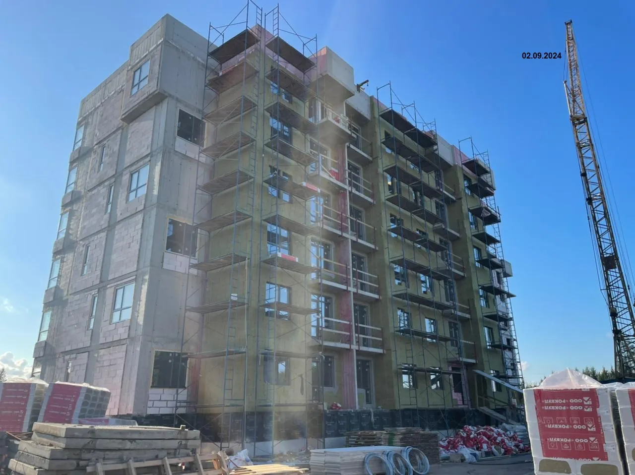 ЖК Огоньки ход строительства