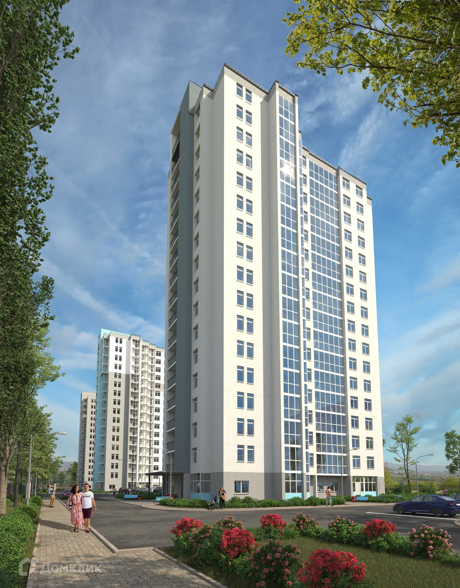 Планировка 4-комнатной квартиры 101.7 м² в ЖК ЖК "Атмосфера", г. Волжский — фото 5