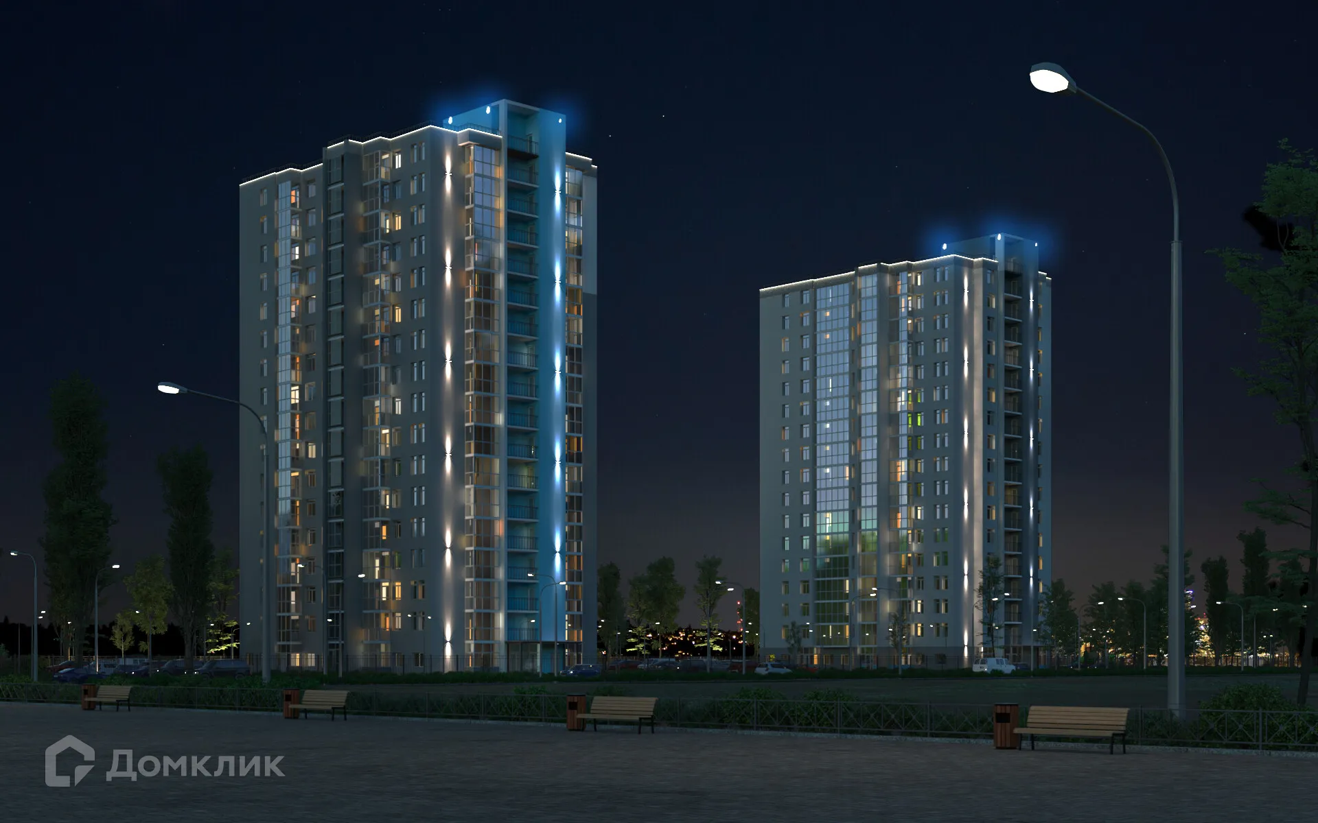 Планировка 4-комнатной квартиры 101.7 м² в ЖК ЖК "Атмосфера", г. Волжский — фото 10