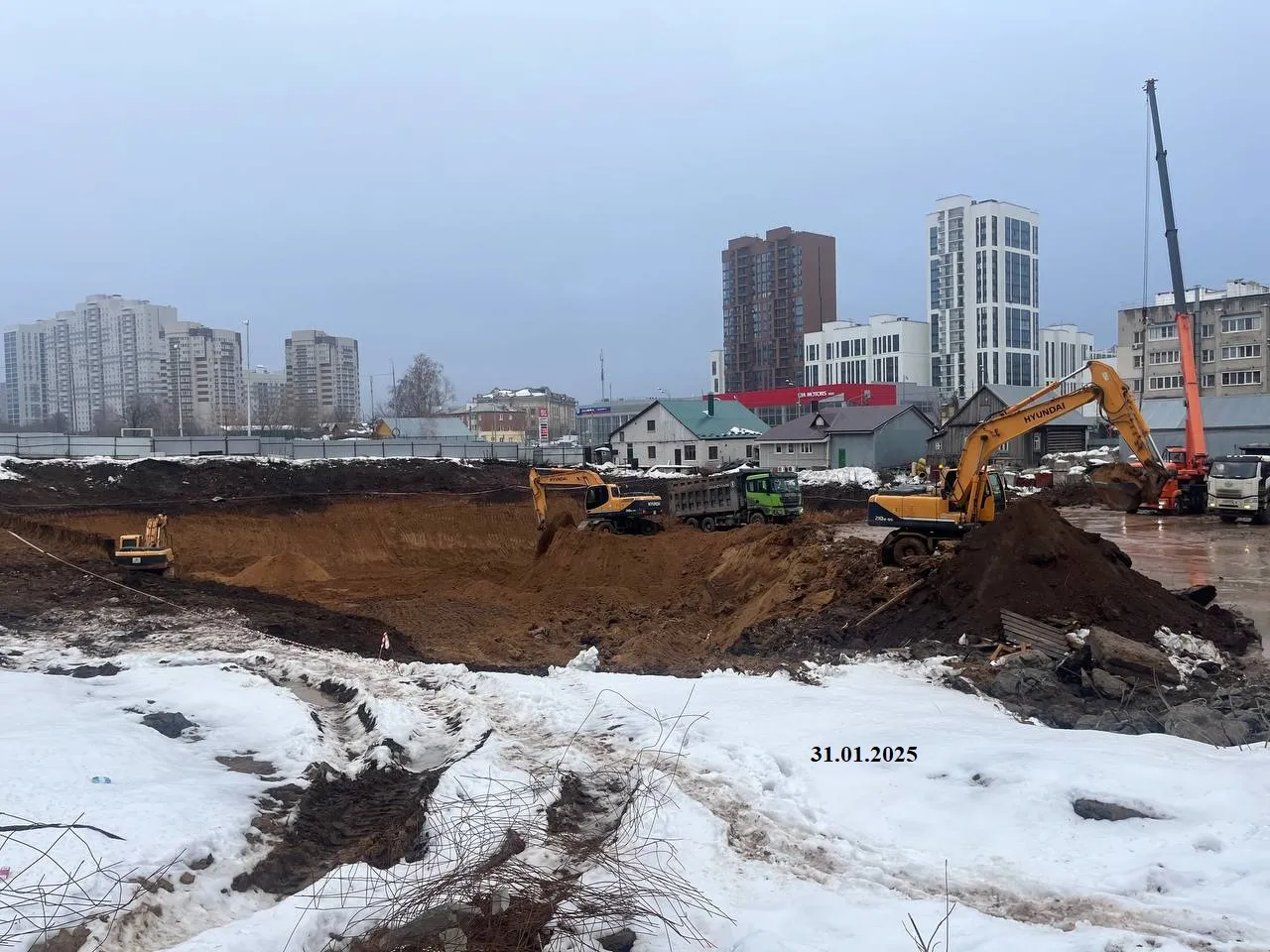 ЖК по ул. Аделя Кутуя ход строительства