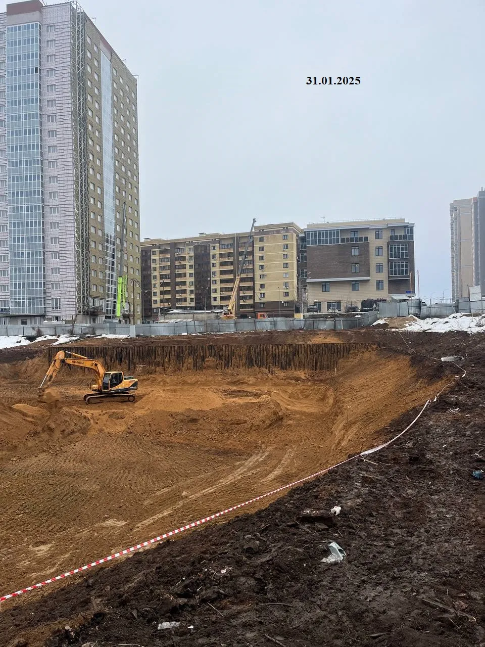 ЖК по ул. Аделя Кутуя ход строительства